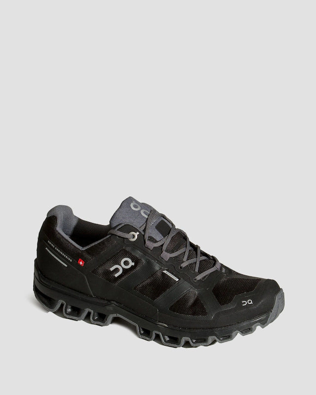 On Cloudventure Waterproof Black/Graphit Running Shoes