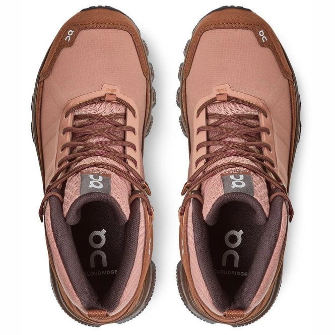 On Cloudridge Mocha/Pebble Running Shoes