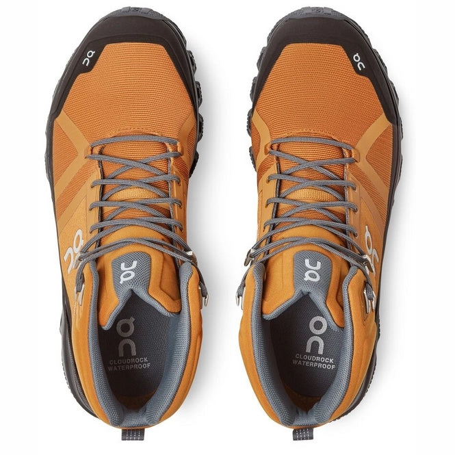 On Running Cloudrock Waterproof Pecan/Brown Hiking Boots