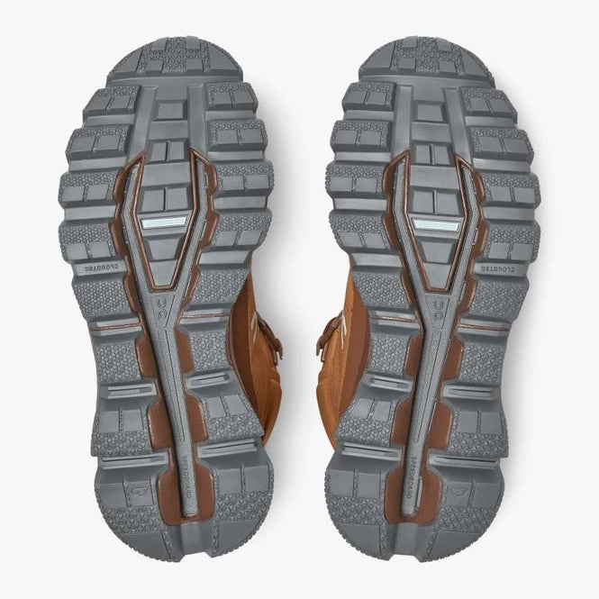 On Cloudrock Waterproof Pecan/Rock Running Shoes