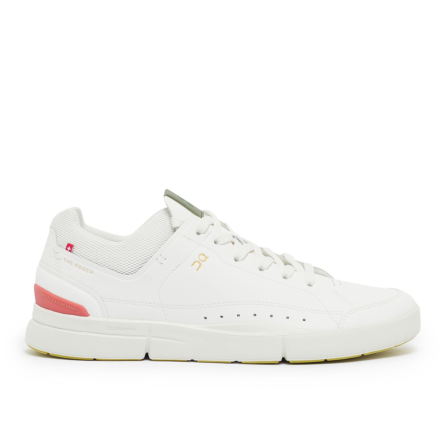 On Running The Roger Centre Court White/Coral Sneakers