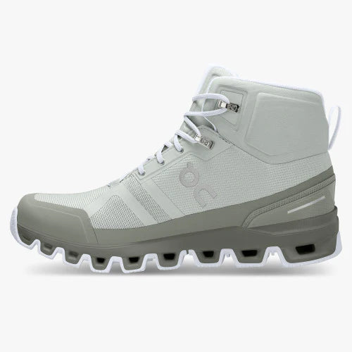 On Cloudrock Waterproof Mineral/Kelp Running Shoes
