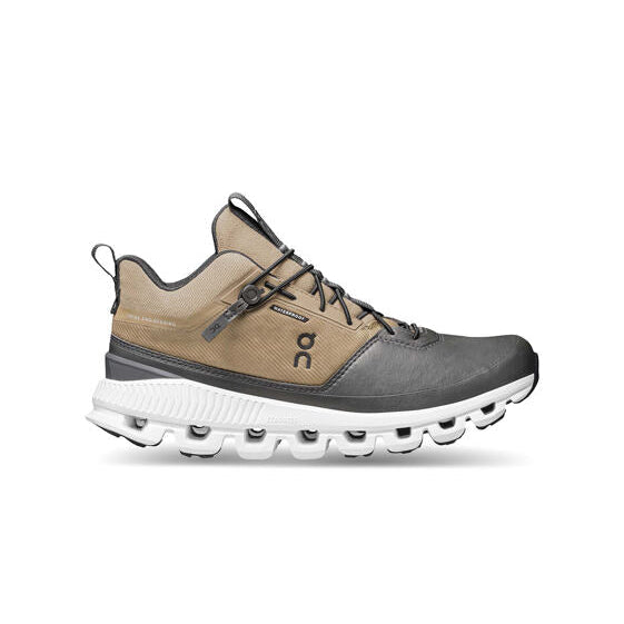 On Cloud Hi Waterproof Chai/Magnet Running Shoes