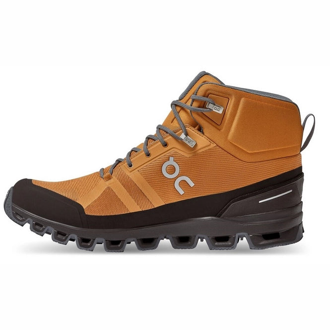 On Running Cloudrock Waterproof Pecan/Brown Hiking Boots