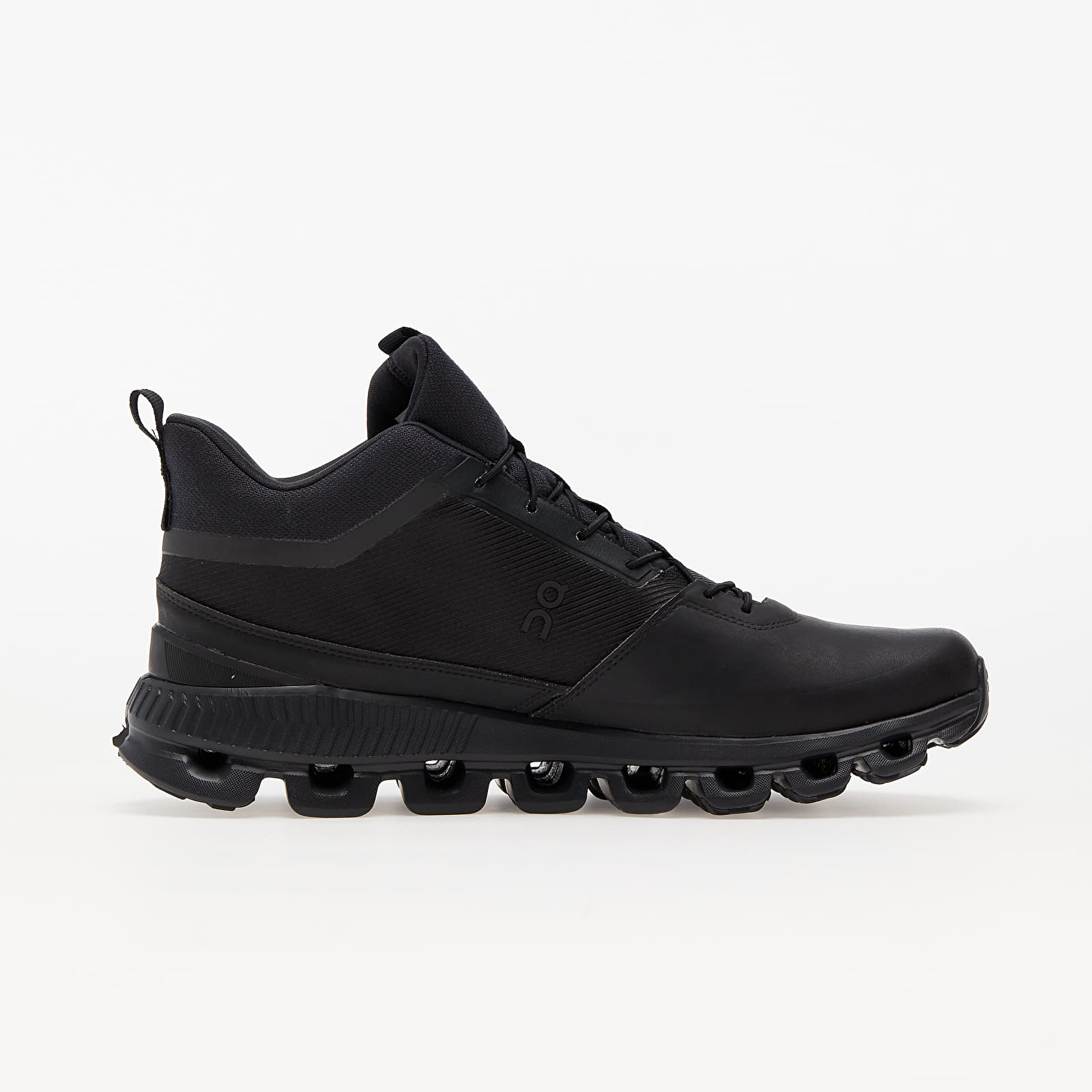 On Cloud Hi Waterproof All Black Running Shoes