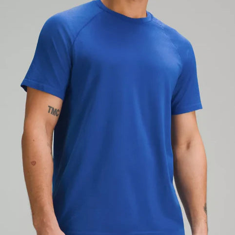 Lululemon Metal Vent Tech Symphony Blue Short Sleeve