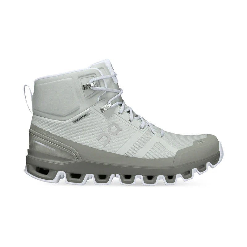 On Cloudrock Waterproof Mineral/Kelp Running Shoes