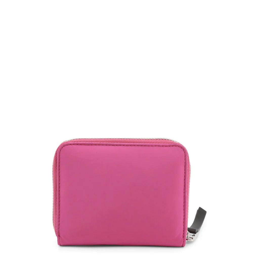Karl Lagerfeld Signature Soft Small Zip Fuchsia Women's Wallet