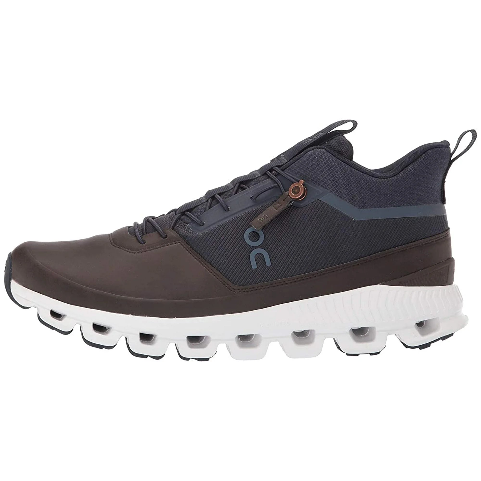 On Cloud Hi Waterproof Ink/Brown Casual Boots
