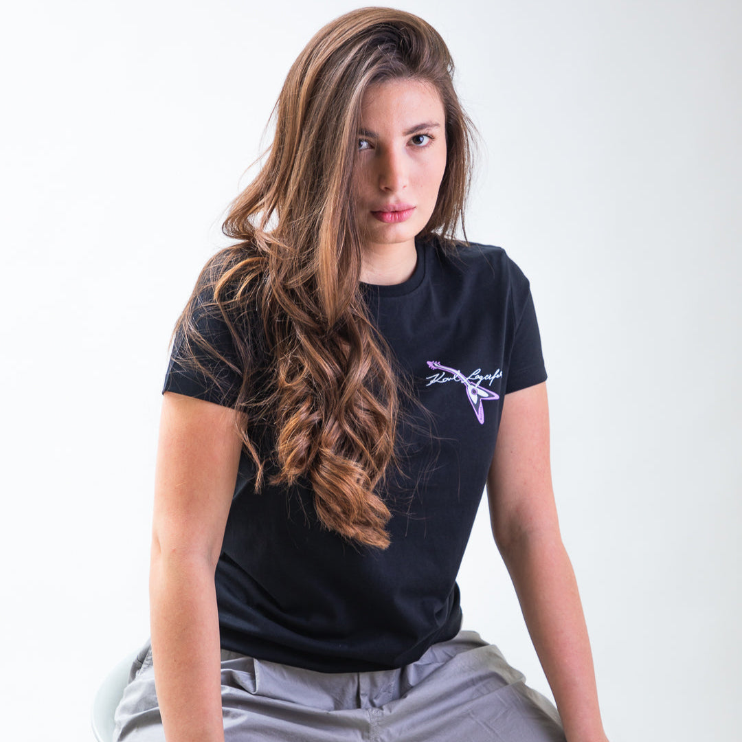 Karl Lagerfeld Black T-Shirt
