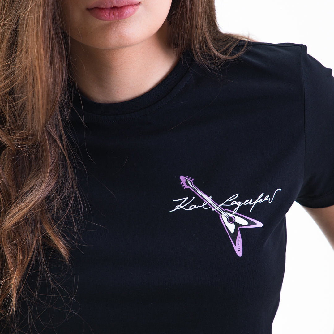 Karl Lagerfeld Black T-Shirt