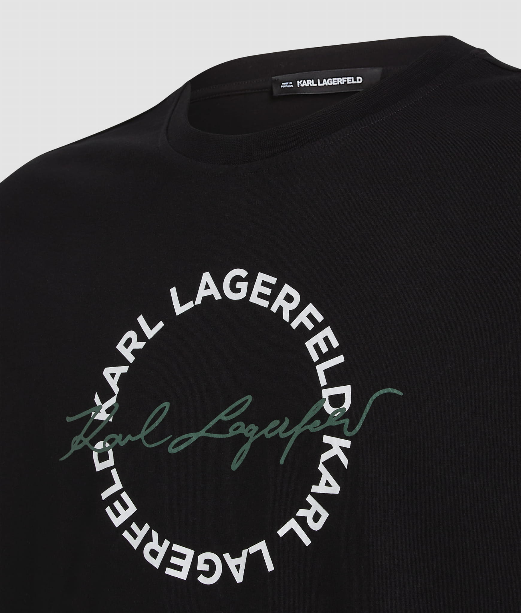 KARL LAGERFELD CIRCLE LOGO TEE