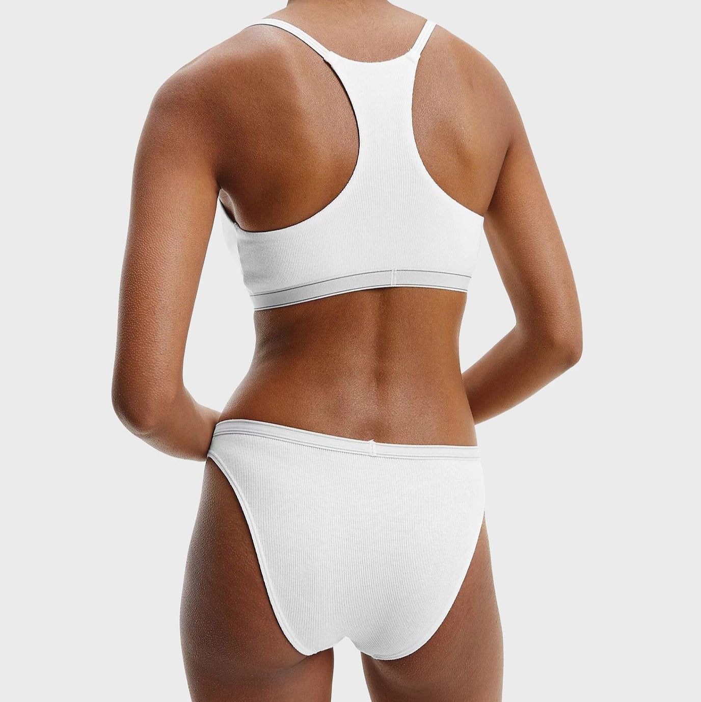 Calvin Klein White Cheeky Bikini Panty