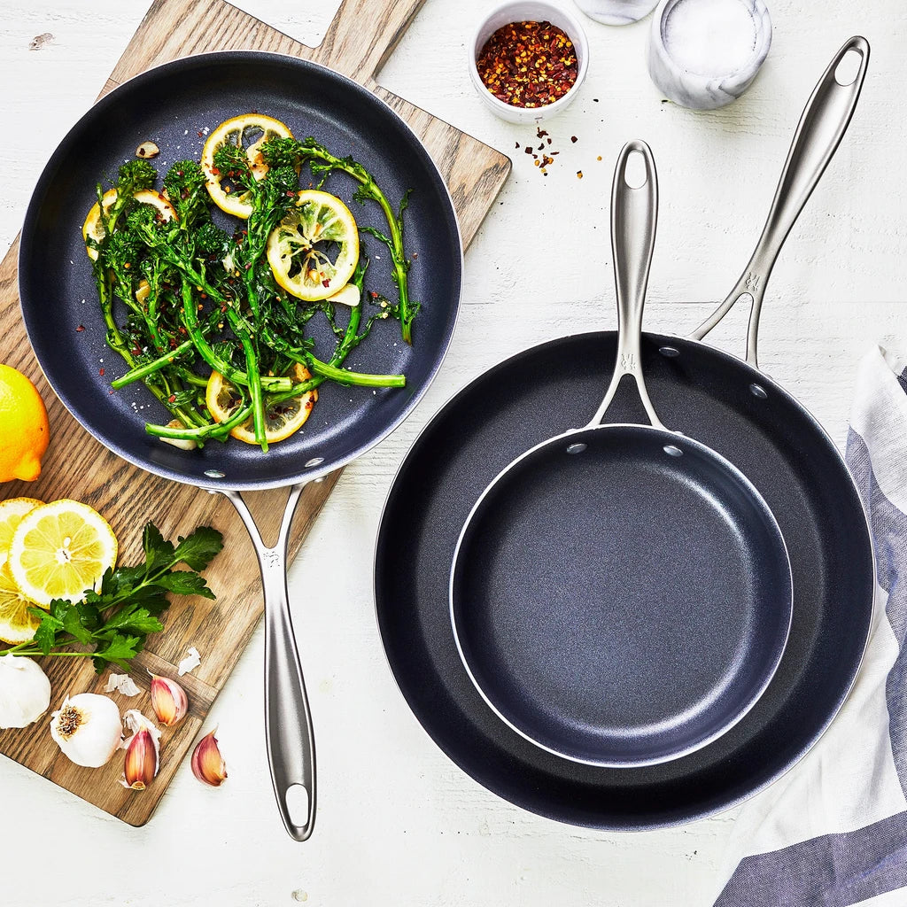 Henckels Capri Granitium 3D 3-Piece Aluminum Nonstick Fry Pan Set