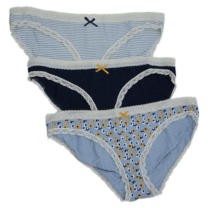 Pepe Jeans 3 Pack Women's Bikini Panty