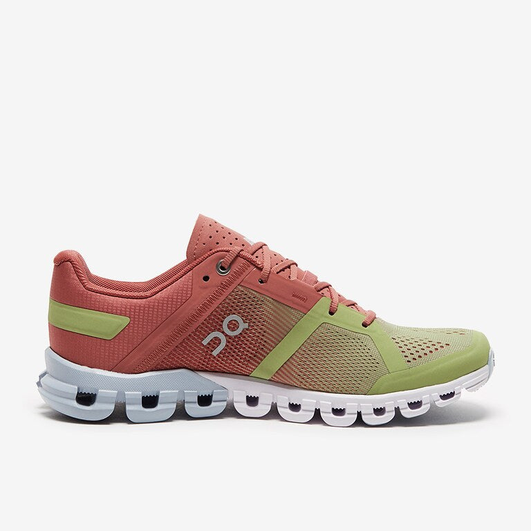 On Cloudflow Guava/Dustrose Running Shoes