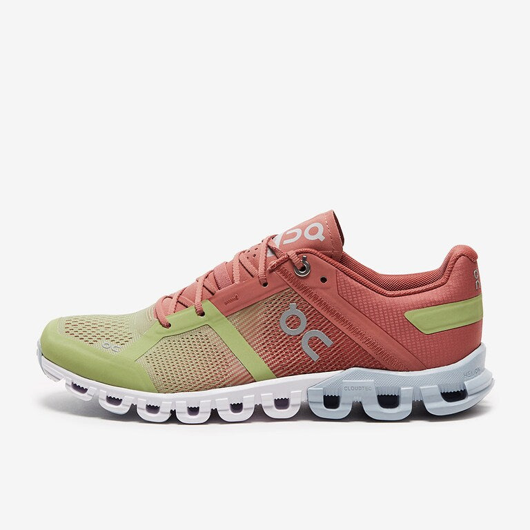 On Cloudflow Guava/Dustrose Running Shoes