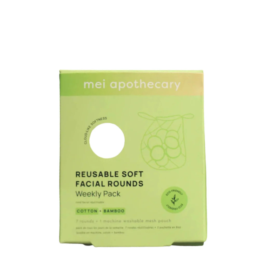 Mei Apothecary Reusable Soft Facial Rounds