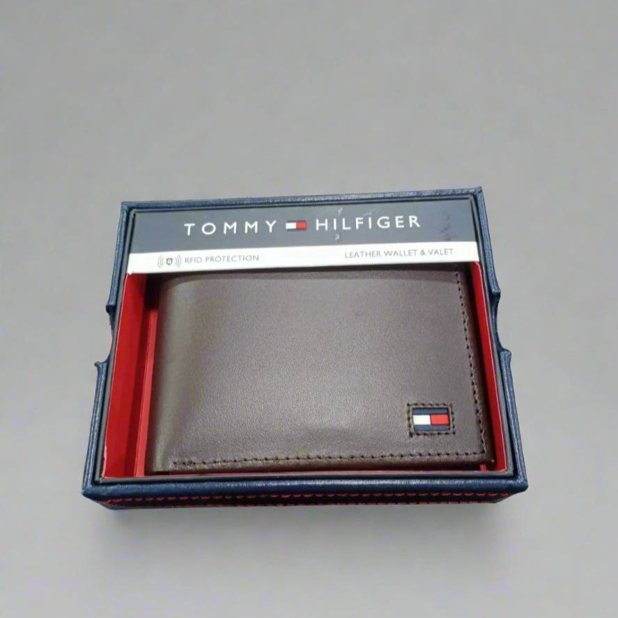Tommy Hilfiger Brown Leather Wallet