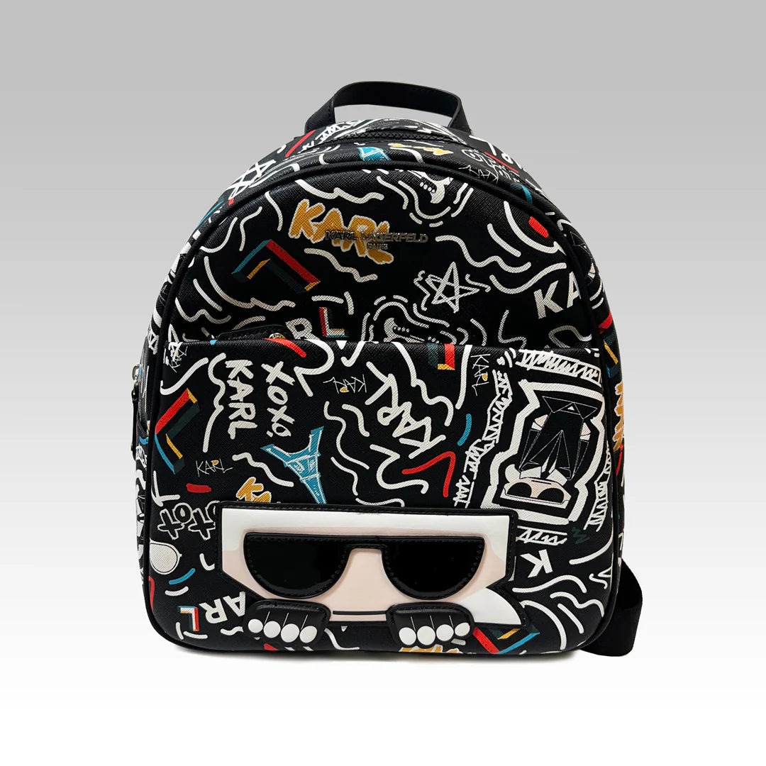Karl Lagerfeld Black Backpack