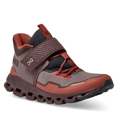 On Cloud Grape/Ox Hi Edge Defy Hiking Shoes