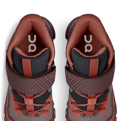 On Cloud Grape/Ox Hi Edge Defy Hiking Shoes