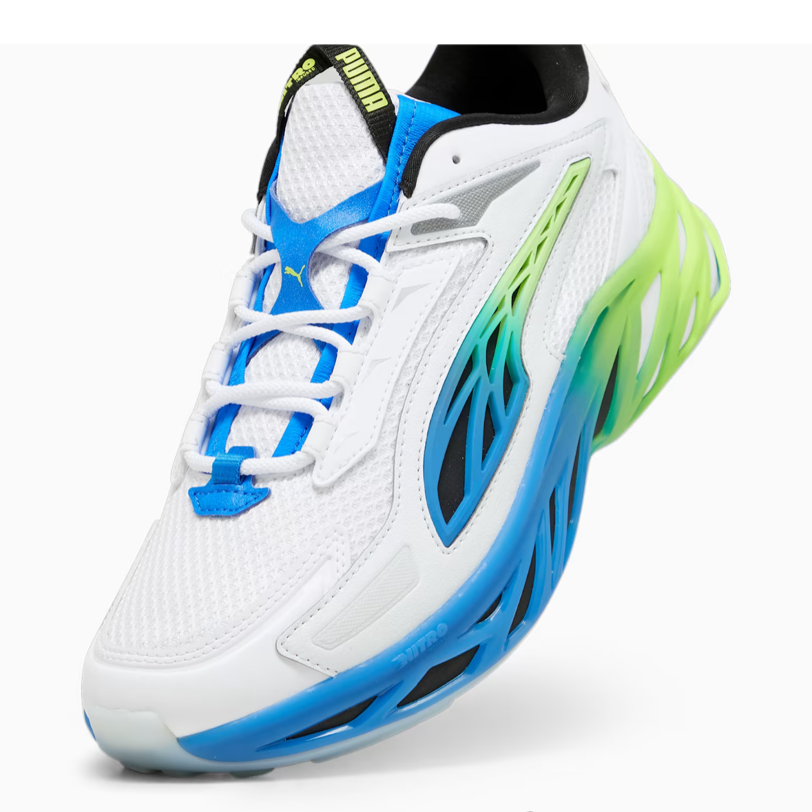Puma Blue/Green Running Shoes