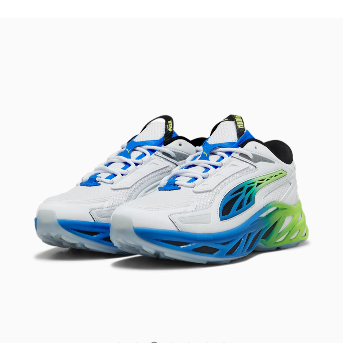 Puma Blue/Green Running Shoes