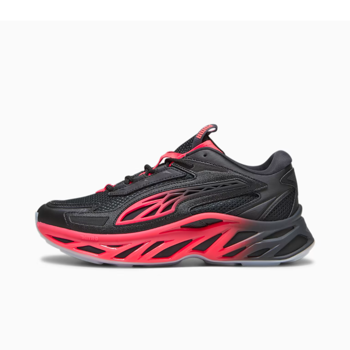 Puma Black/Red Running Shoes