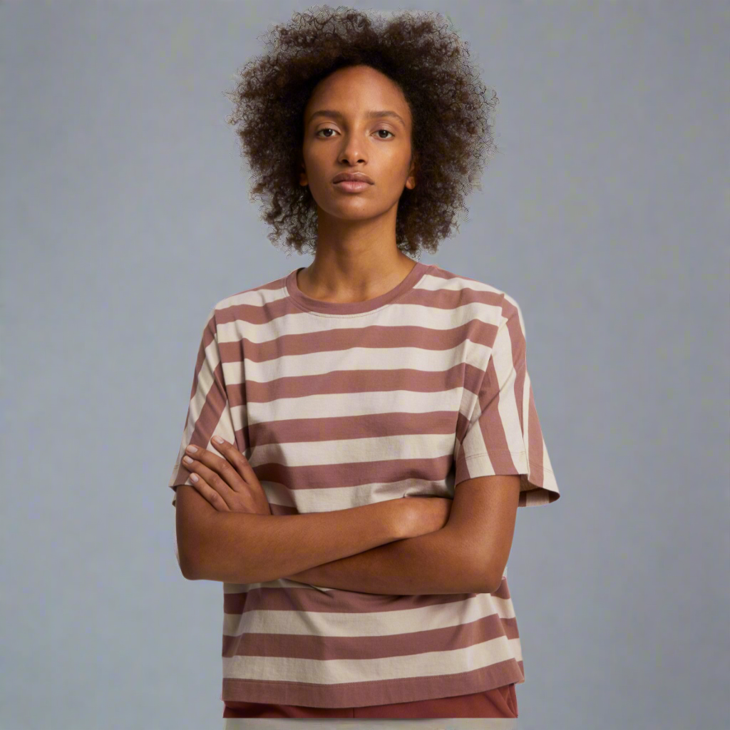 Armedangels Beige/Brown T-Shirt