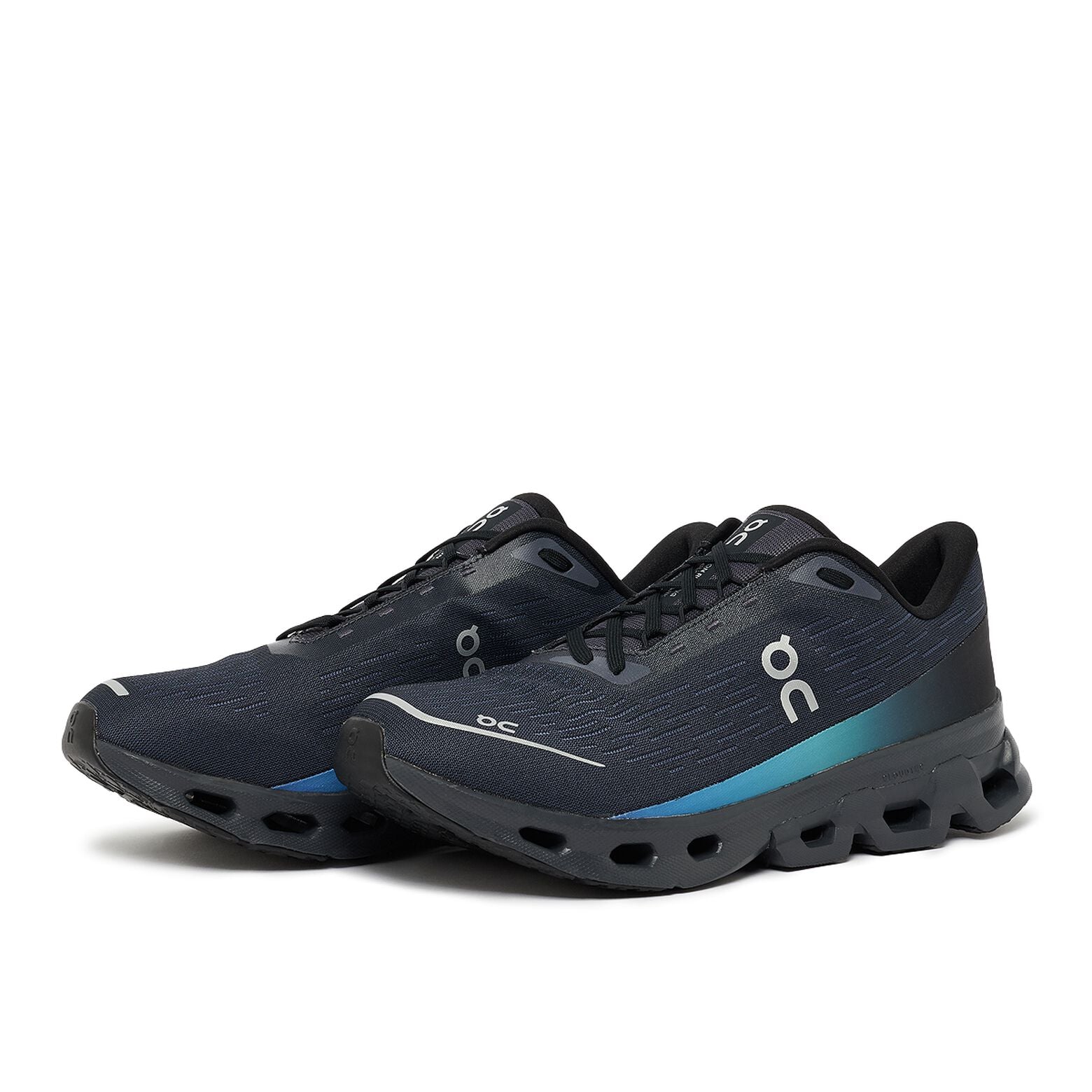 On Cloud Black/Blueberry Cloudspark Running Shoes