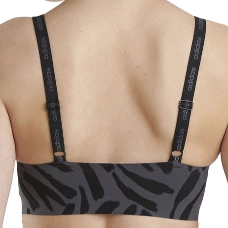 Adidas Black/Grey Training Bra