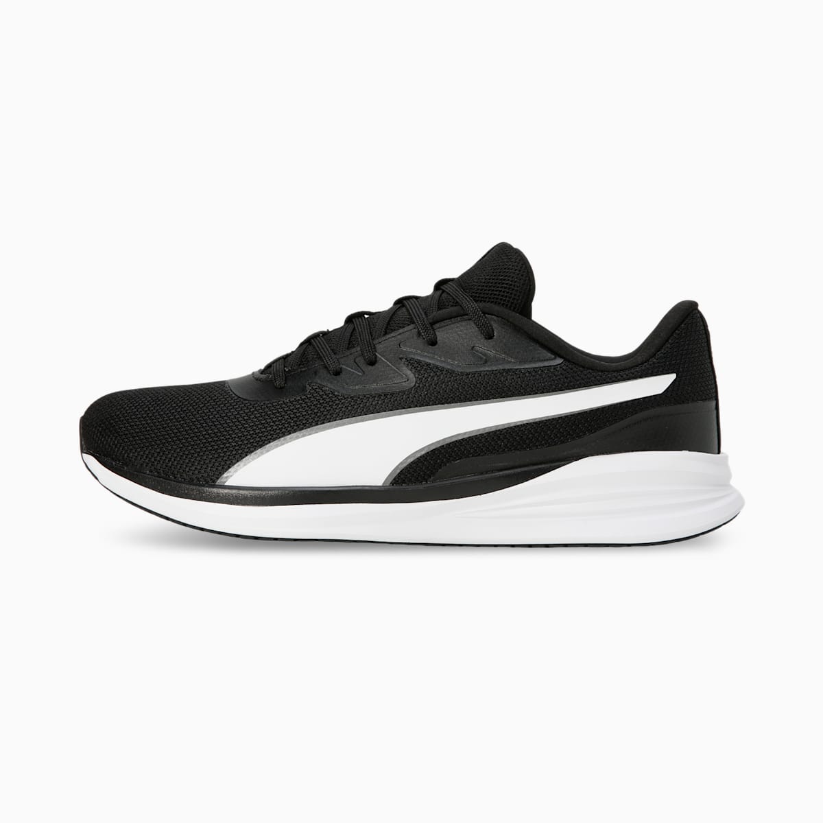 Puma Black/White Running Shoes