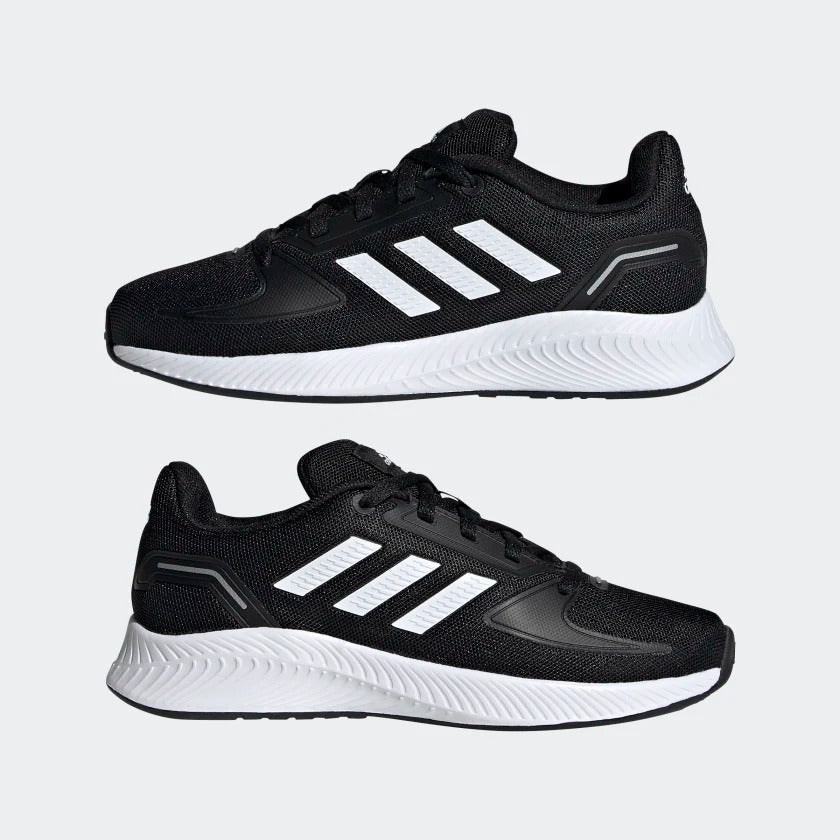 Adidas Black/White Running Shoes
