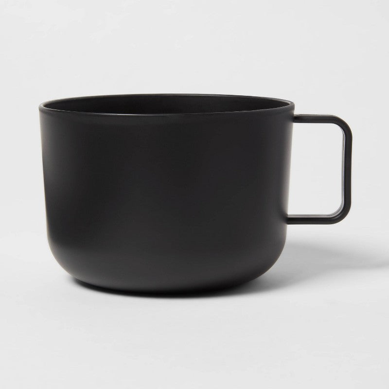 Black Plastic Cup
