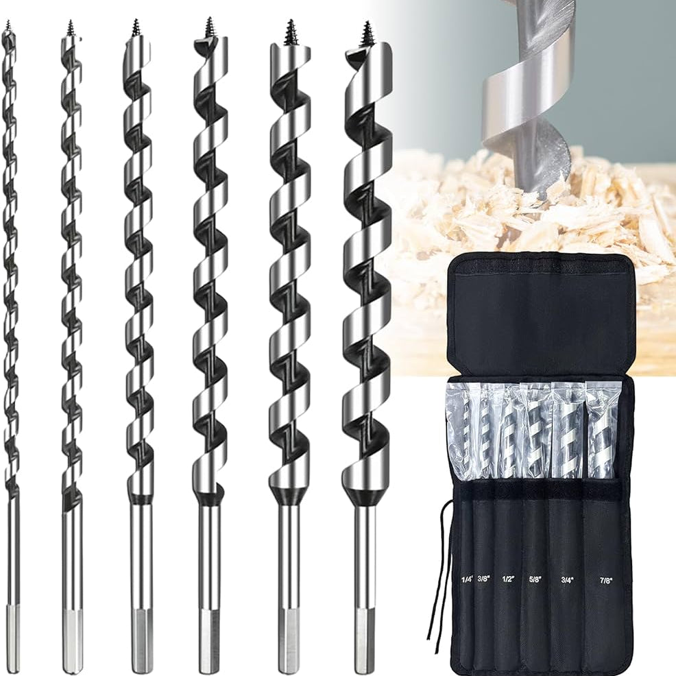 Parkside 7-Piece Auger Drill Bit Set