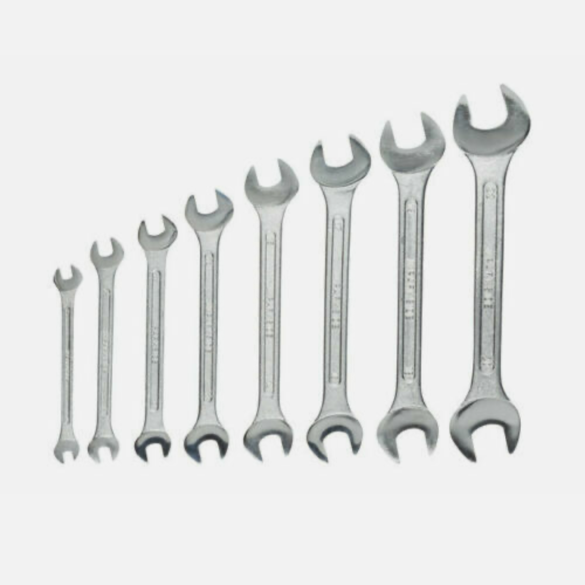 Parkside 8-Piece Double Open-End Spanner Set