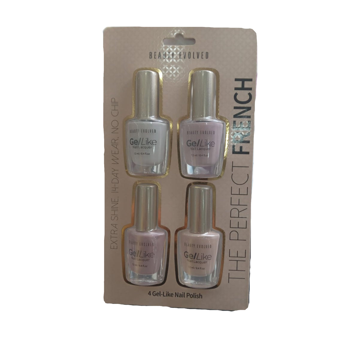 Beauty Evolved 4 Gel-Like Nail Polish Set