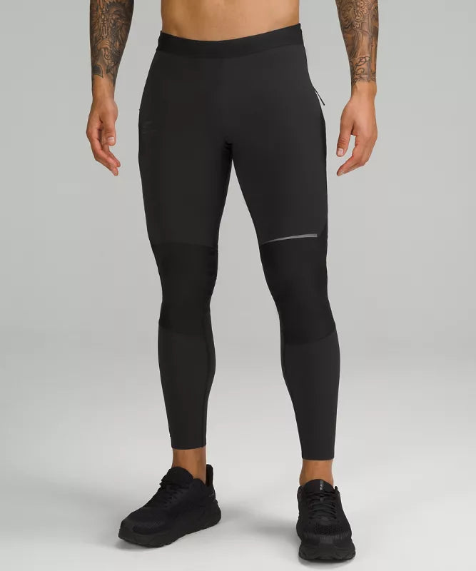 Lululemon SenseKnit Composite Black Running Tights 29"
