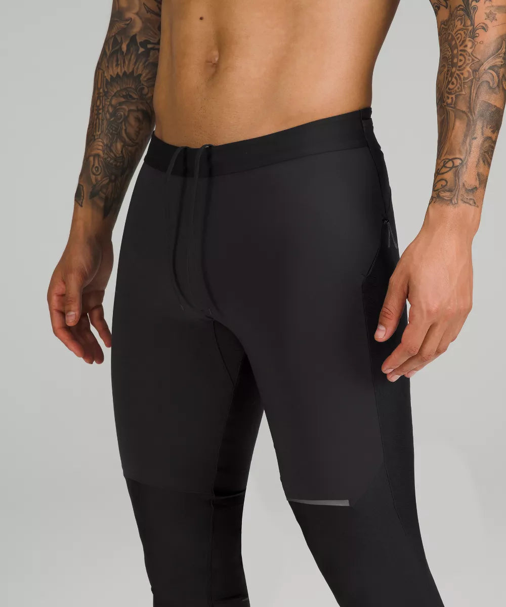 Lululemon SenseKnit Composite Black Running Tights 29"