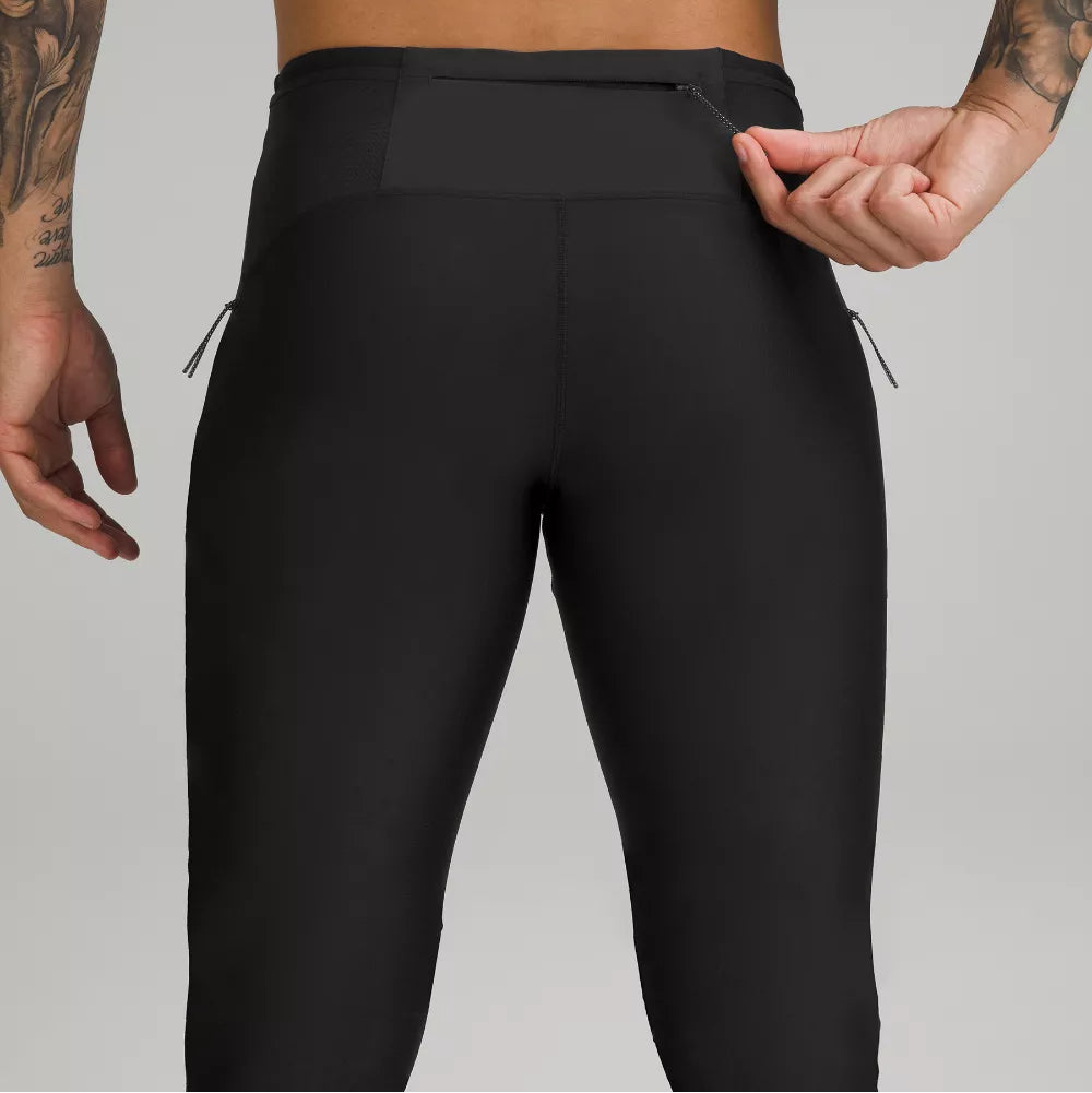 Lululemon SenseKnit Composite Black Running Tights 29"