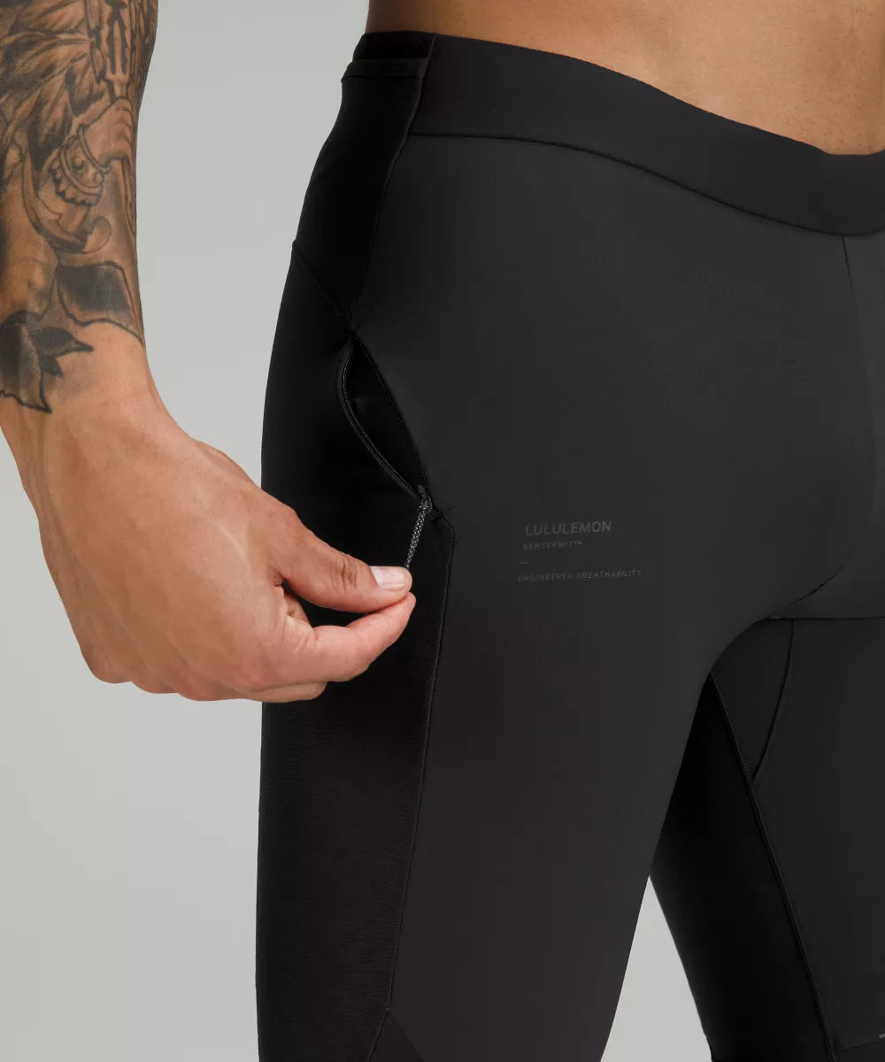Lululemon SenseKnit Composite Black Running Tights 29"
