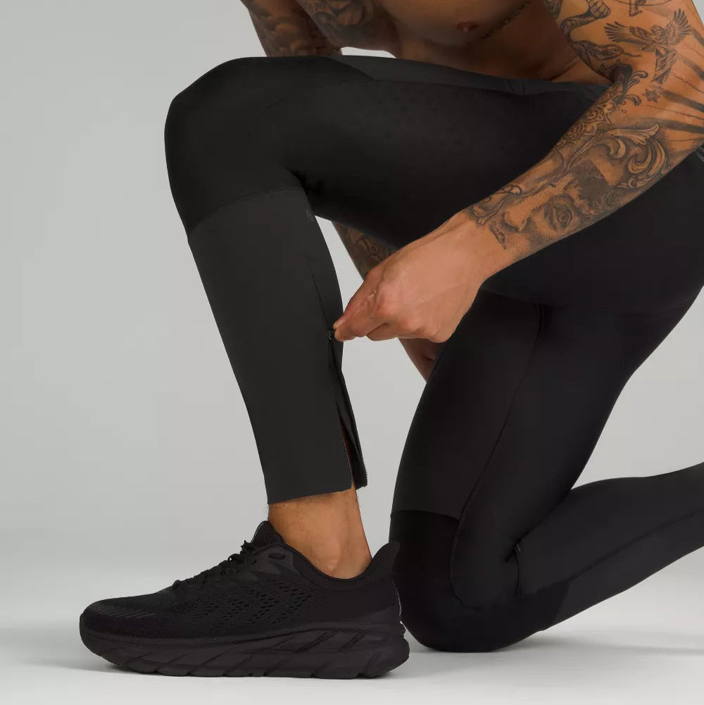 Lululemon SenseKnit Composite Black Running Tights 29"