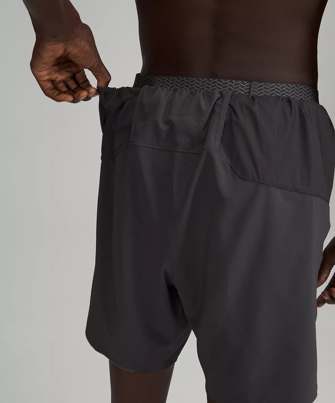 Lululemon Lightweight Graphite Grey Trail Running Short 7"