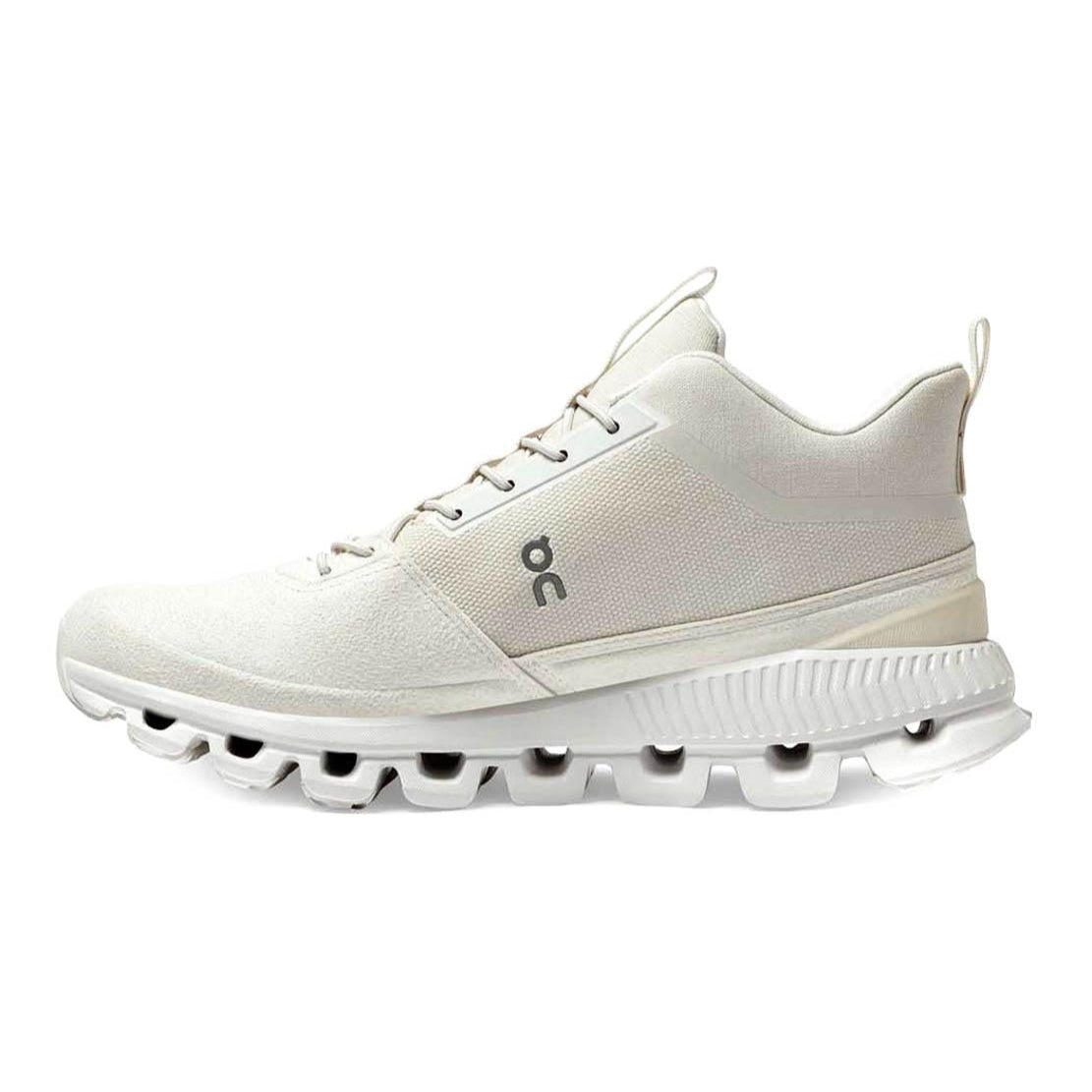 On Cloud Hi White Running Shoes
