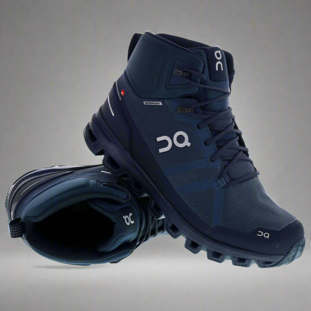 On Running Cloudrock Waterproof Navy/Midnight Hiking Boots