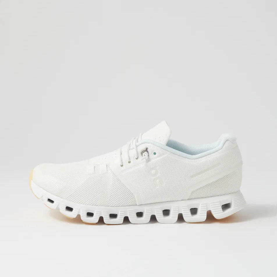 On Cloud 5 Undyed White Running Shoes