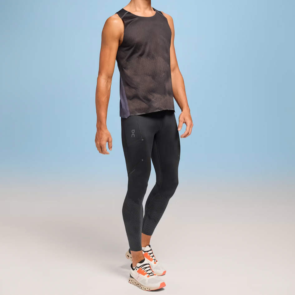 On Running Black Performance Winter Tights Lumos