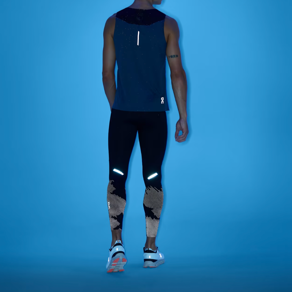 On Running Black Performance Winter Tights Lumos