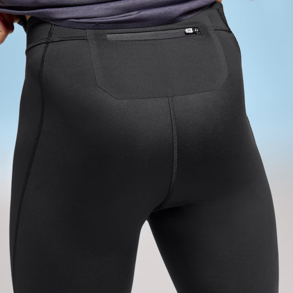 On Running Black Performance Winter Tights Lumos